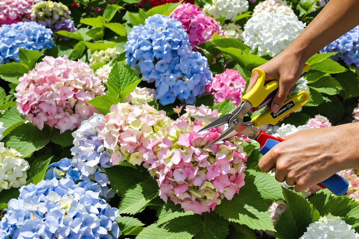 Faut-il couper les fleurs fanées des hortensias en été ?